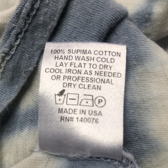 Generation Love Tie Dye Sky Print Short Sleeve T-Shirt Oversized Size Small - Picture 4 of 11